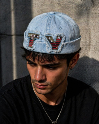 Doker Cap Light Denim