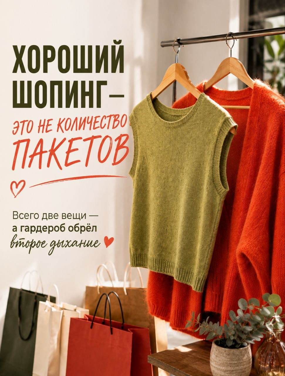 Und über das Shopping
